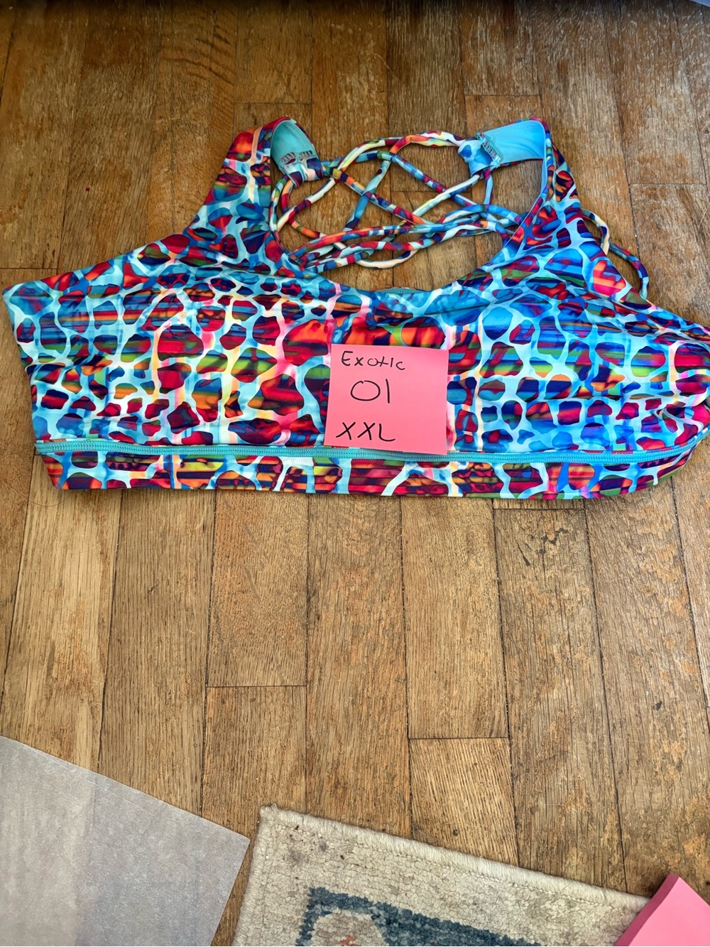 Constantly Varied Gear exotic sports bra, size XXL